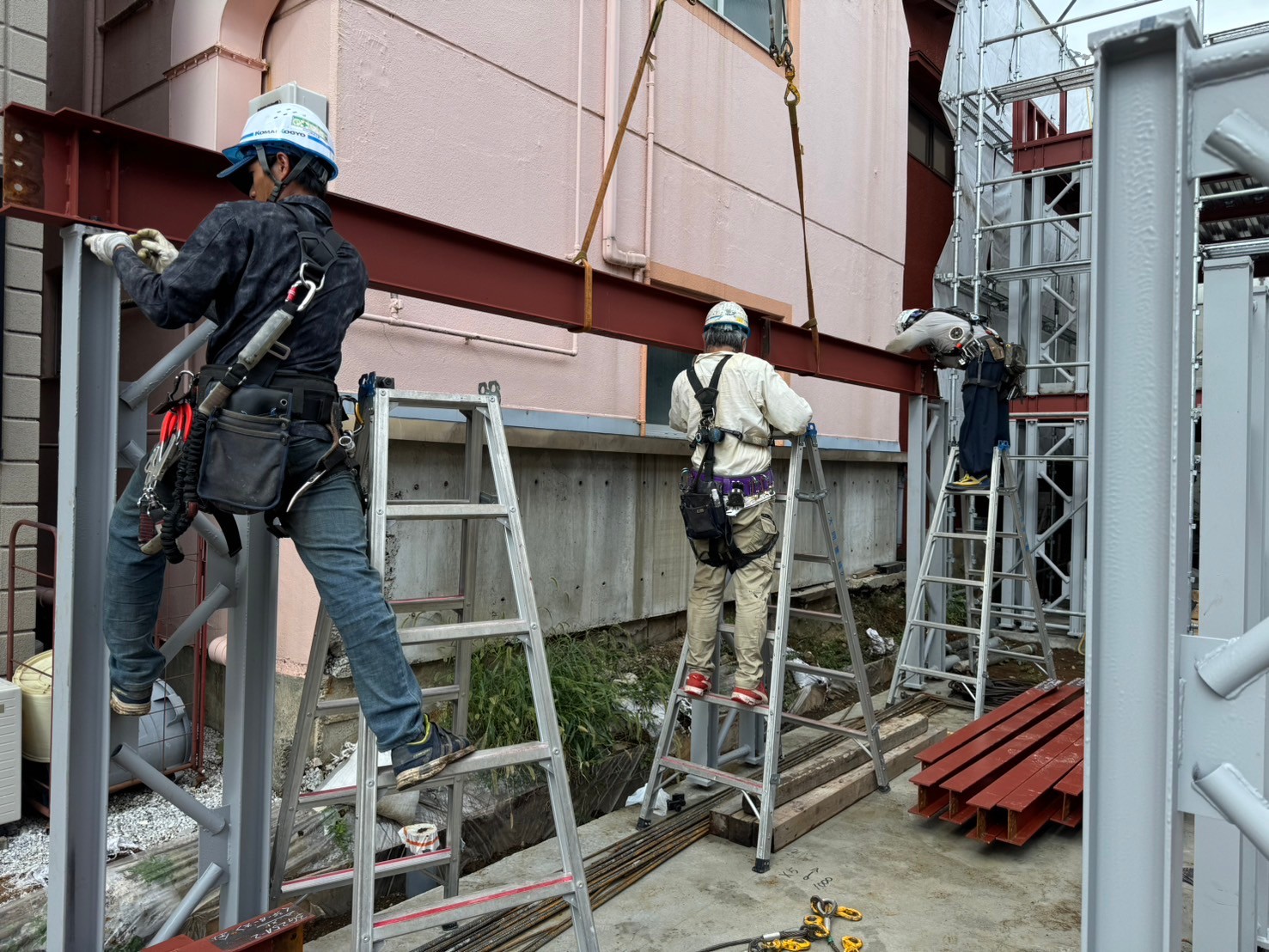 建て方工事5日目