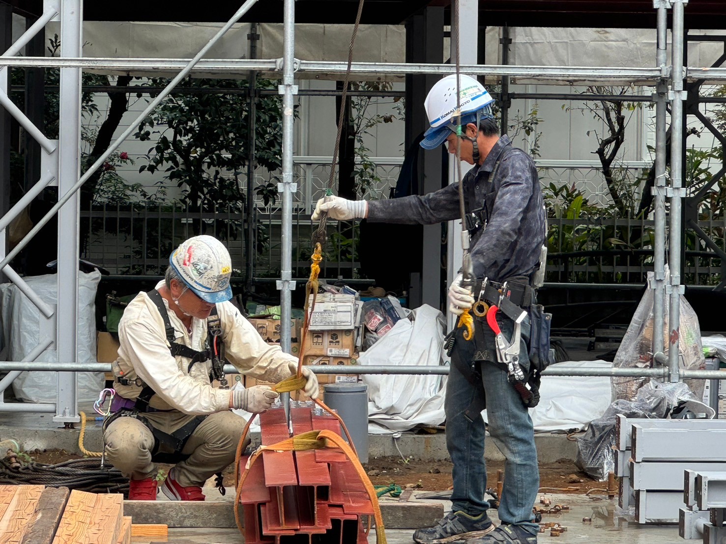 建て方工事4日目