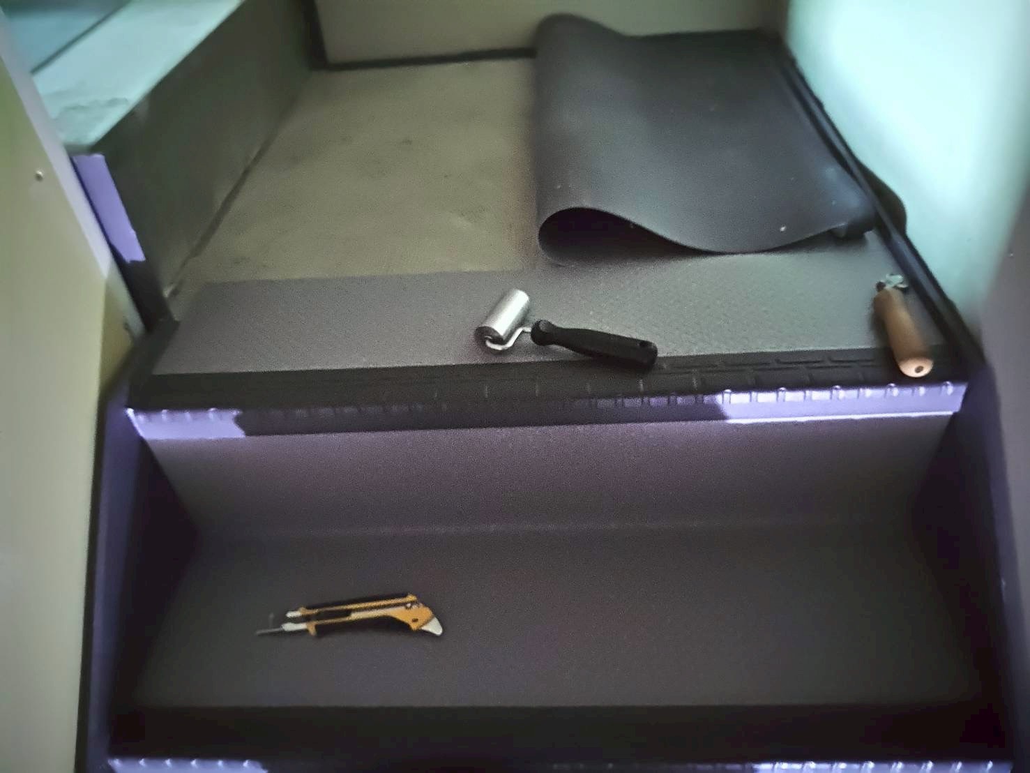 長尺シート張り