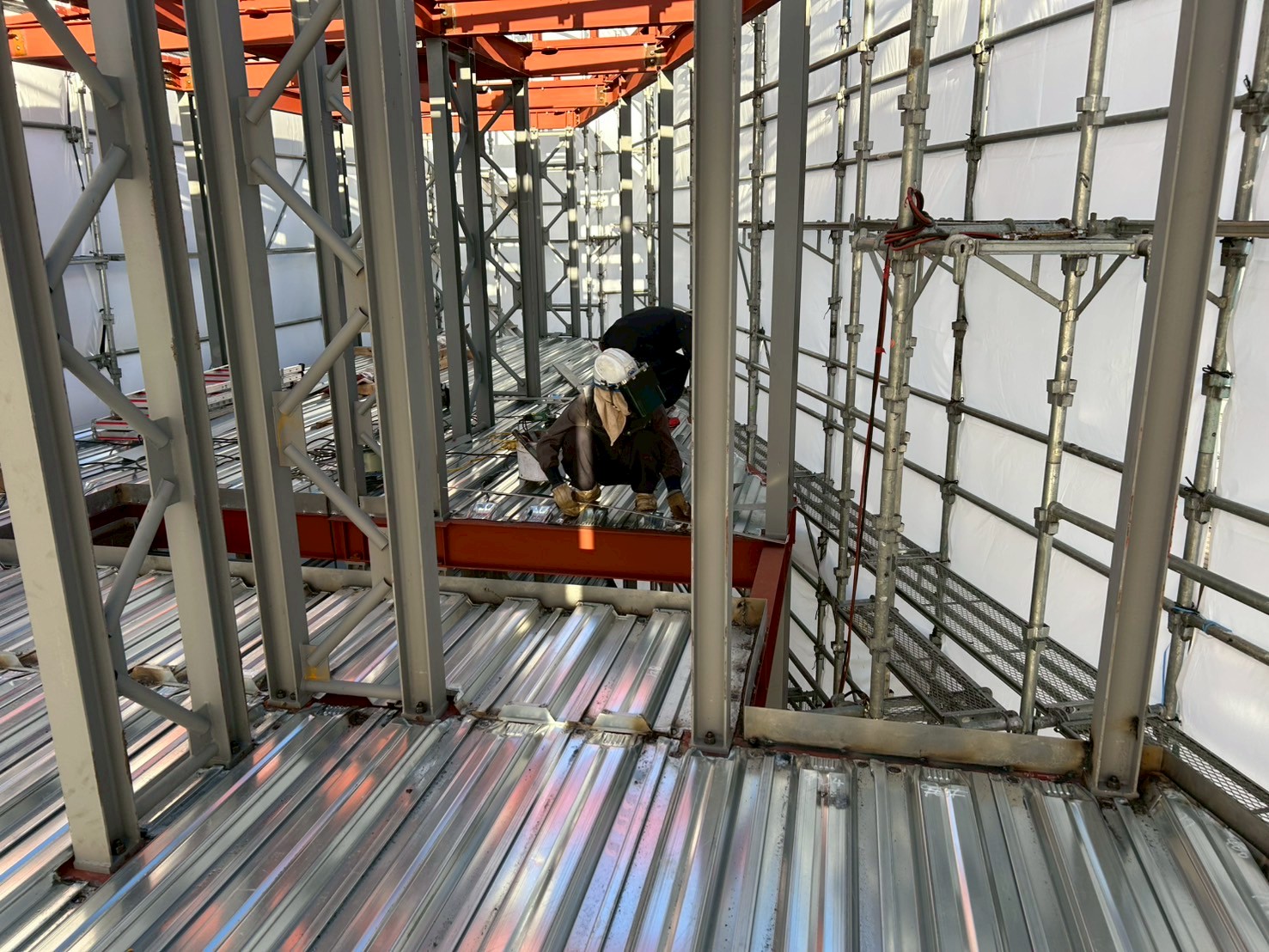 コンクリート止め施工