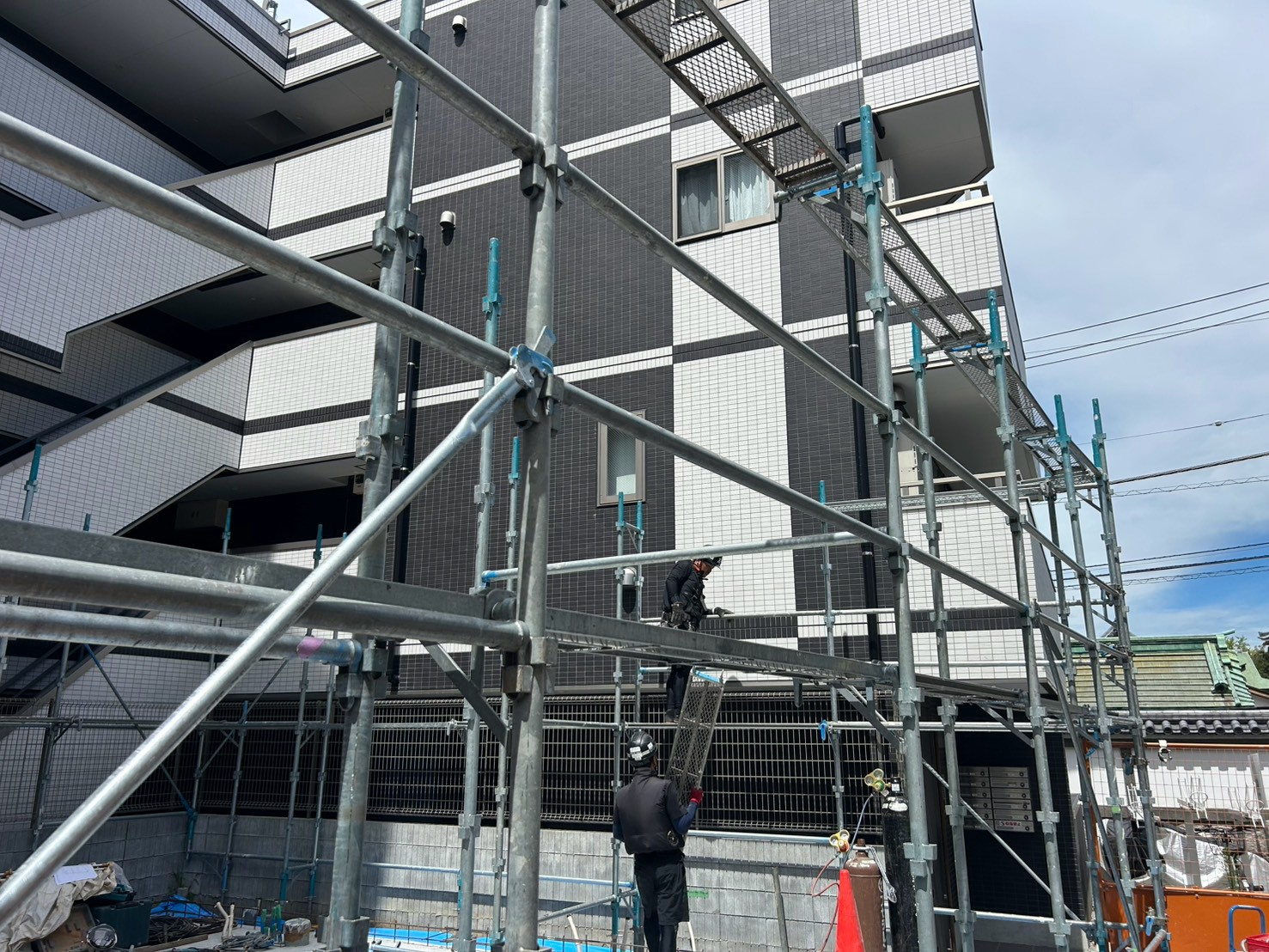 足場工事